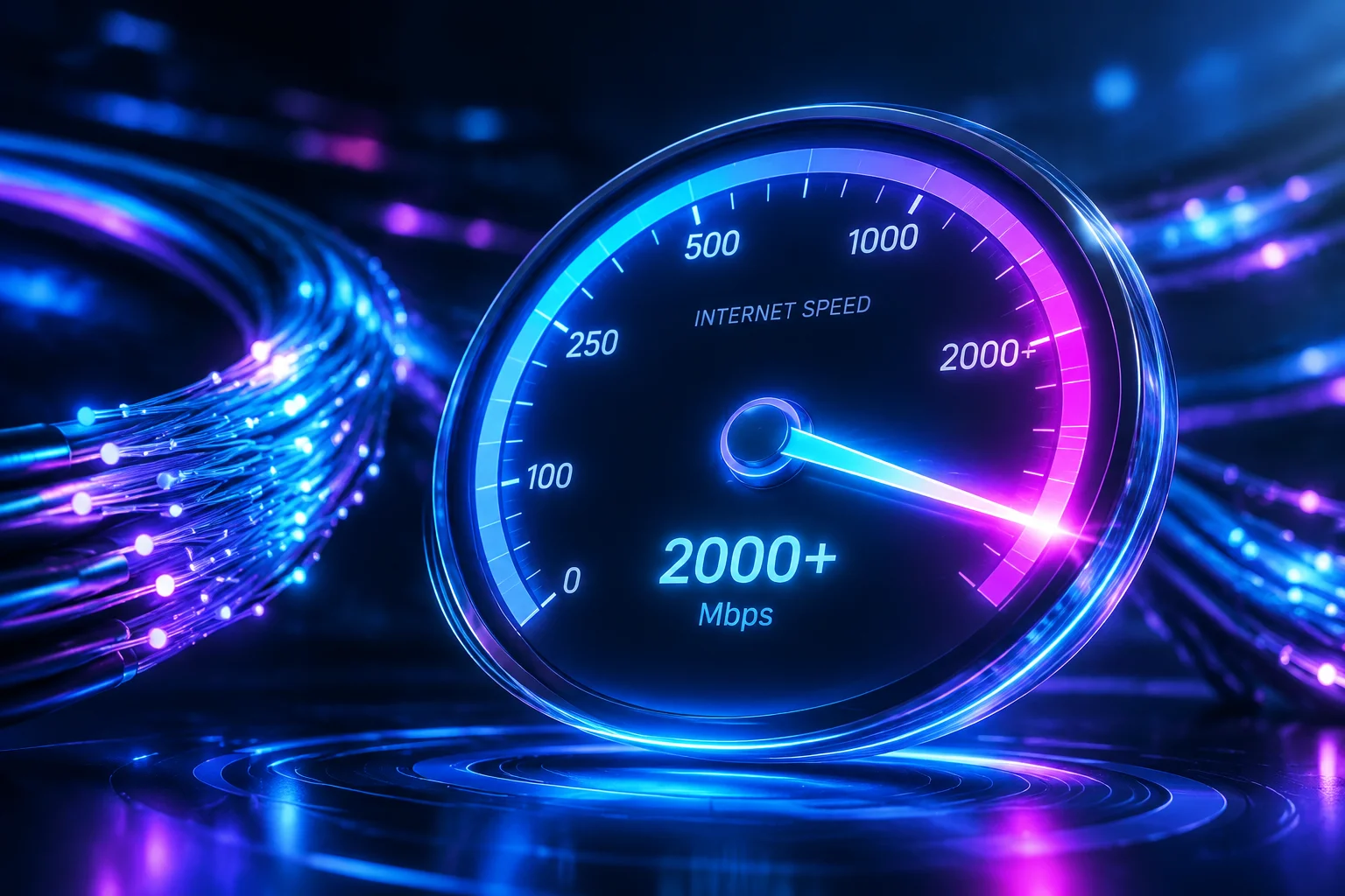 Built-in Internet Speed Test