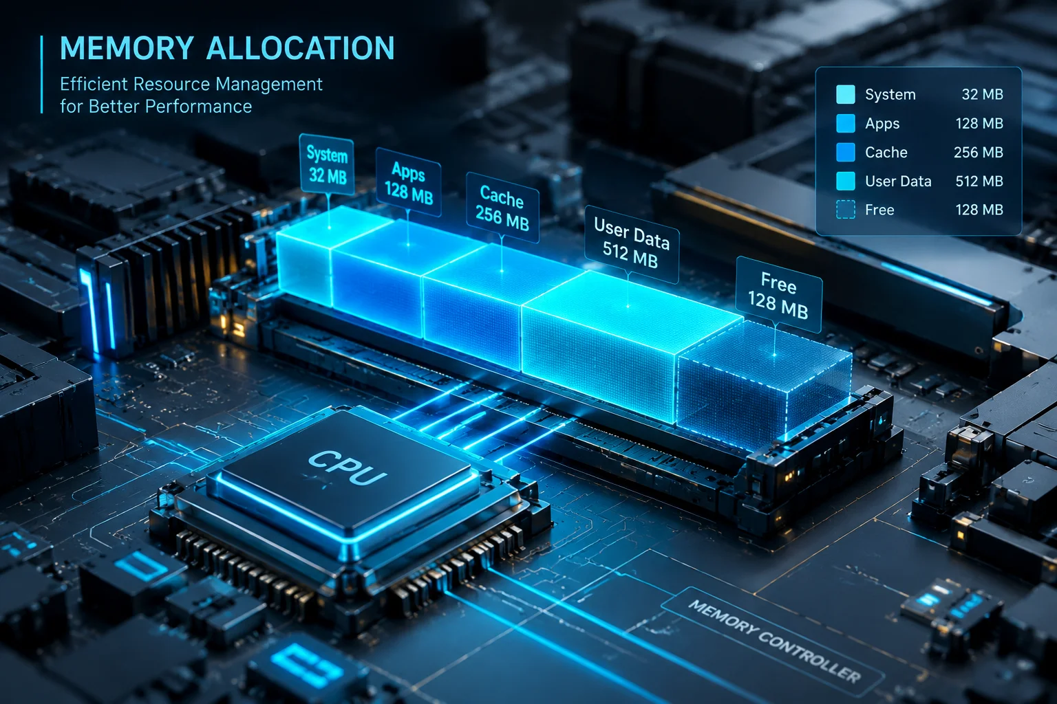Real-time Memory Allocation configuration diagram